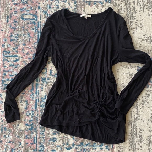 Joan vass black knotted top - Picture 1 of 4